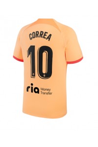 Fotbalové Dres Atletico Madrid Angel Correa #10 Třetí Oblečení 2022-23 Krátký Rukáv